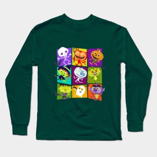 halloween monsters Long Sleeve T-Shirt